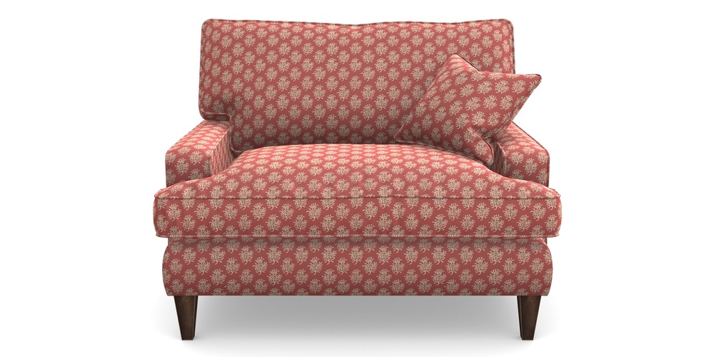 Product photograph of Ingleborough Snuggler In Cloth 21 - Coral 1 - Ginger Snap from Sofas and Stuff Limited