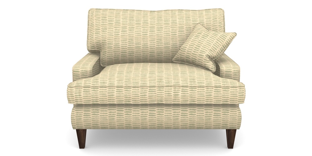 Product photograph of Ingleborough Snuggler In Cloth 18 Daub - Fennel from Sofas and Stuff Limited