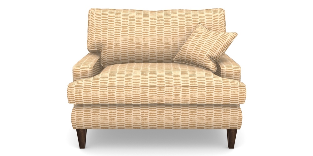 Product photograph of Ingleborough Snuggler In Cloth 18 Daub - Fudge from Sofas and Stuff Limited