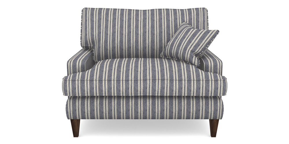 Product photograph of Ingleborough Snuggler In Cloth 22 - Barcode - Deep Water from Sofas and Stuff Limited