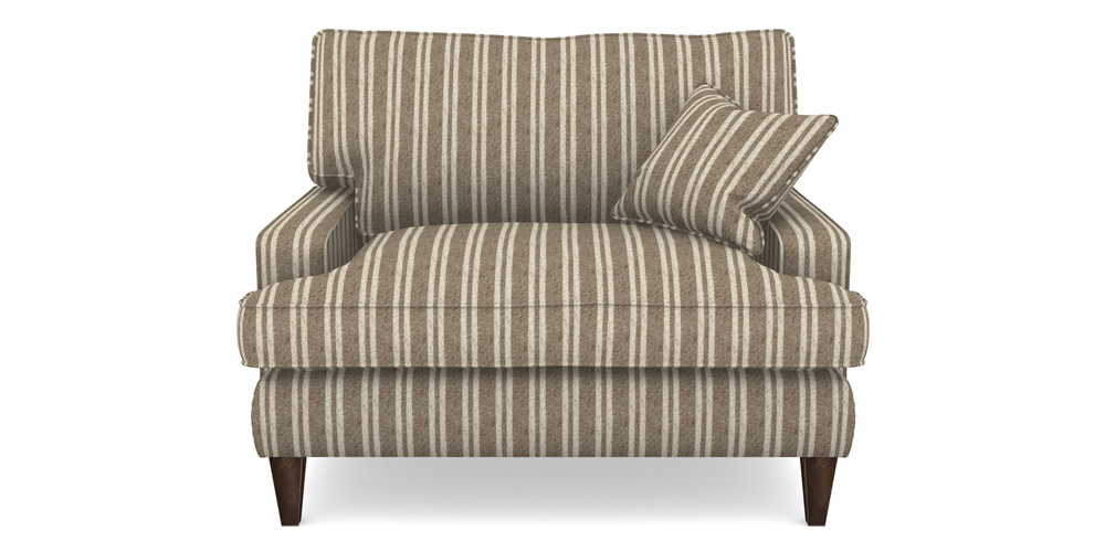 Product photograph of Ingleborough Snuggler In Cloth 22 - Barcode - Peat from Sofas and Stuff Limited