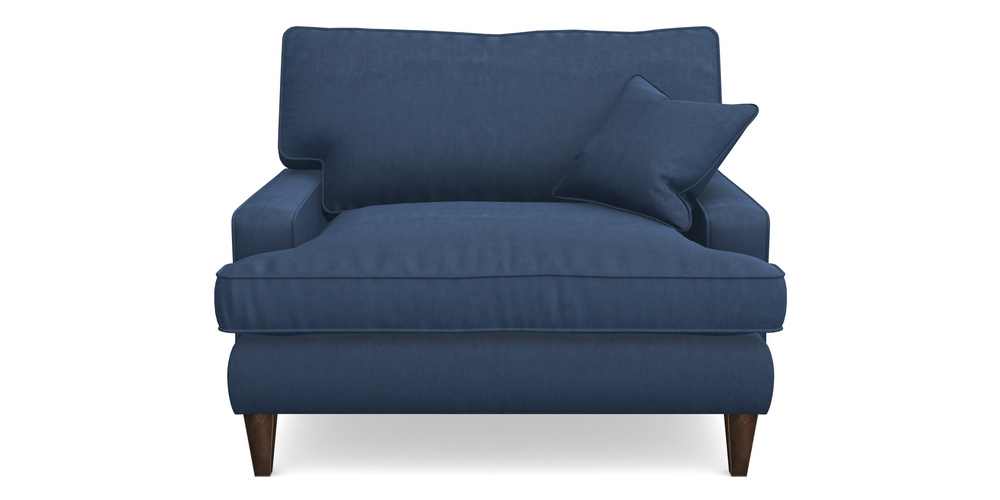 Product photograph of Ingleborough Snuggler In Clever Tough And Eco Velvet - Agean from Sofas and Stuff Limited