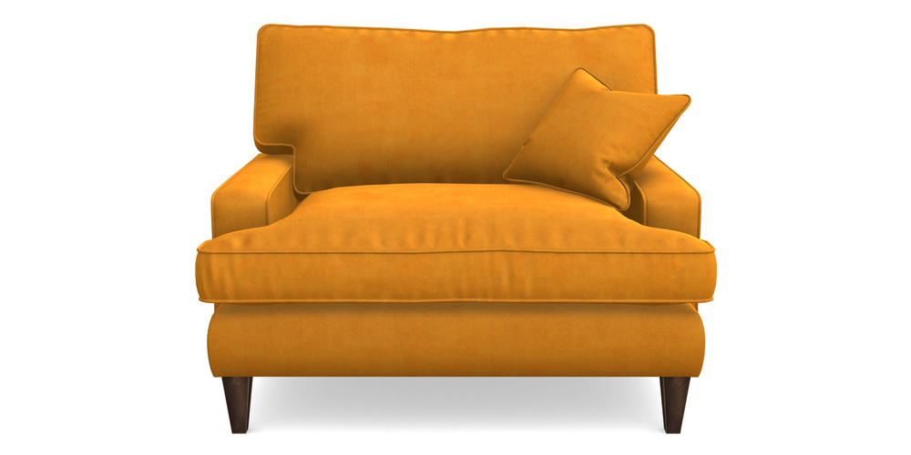 Product photograph of Ingleborough Snuggler In Clever Tough And Eco Velvet - Spice from Sofas and Stuff Limited