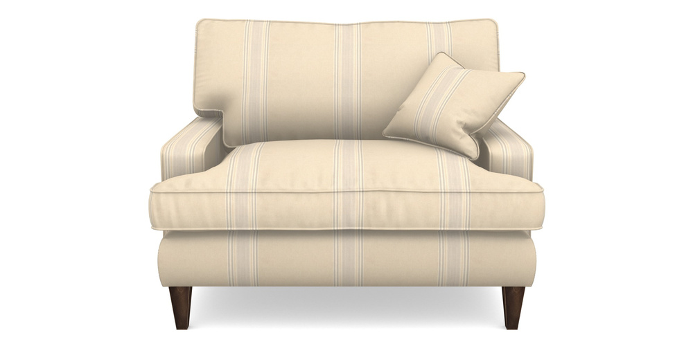 Product photograph of Ingleborough Snuggler In Cloth 22 - Racing Stripes Cheltenham - Dove from Sofas and Stuff Limited