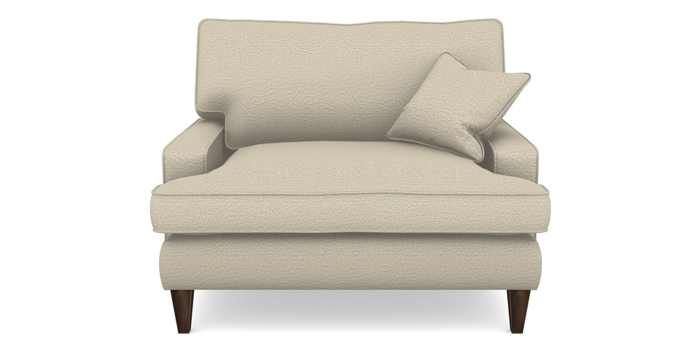 Product photograph of Ingleborough Snuggler In Cloth 20 - Design 6 - Natural Linen from Sofas and Stuff Limited