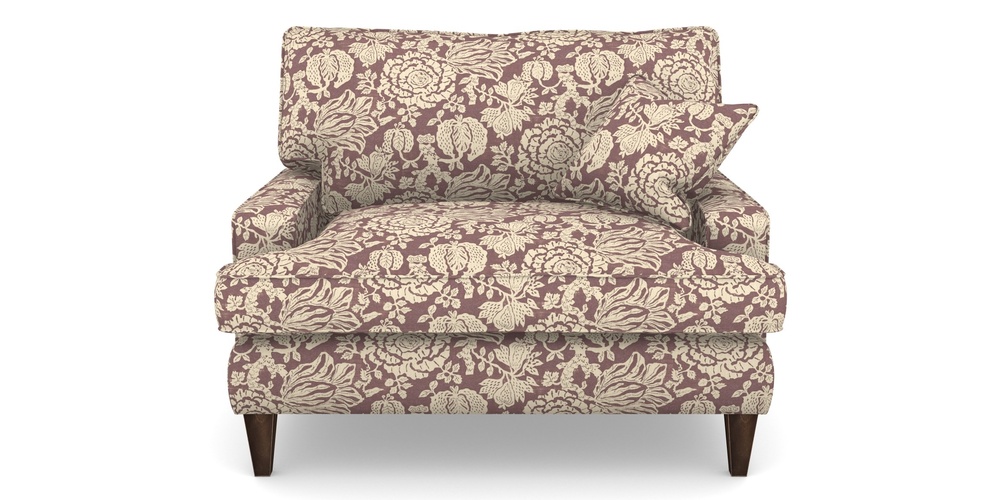 Product photograph of Ingleborough Snuggler In V A Brompton Collection - Flowering Kale - Cacao from Sofas and Stuff Limited