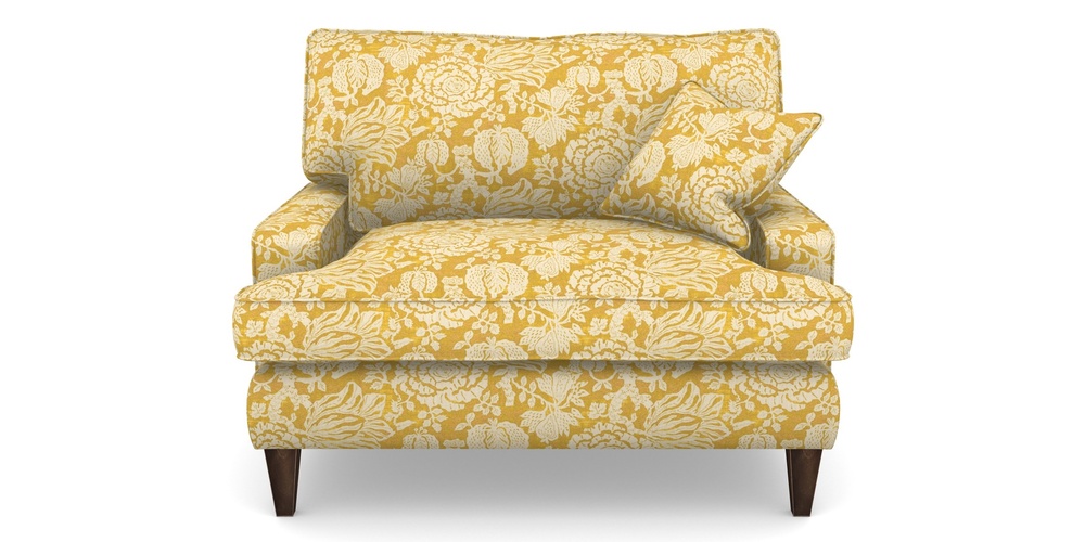 Product photograph of Ingleborough Snuggler In V A Brompton Collection - Flowering Kale - Corn from Sofas and Stuff Limited