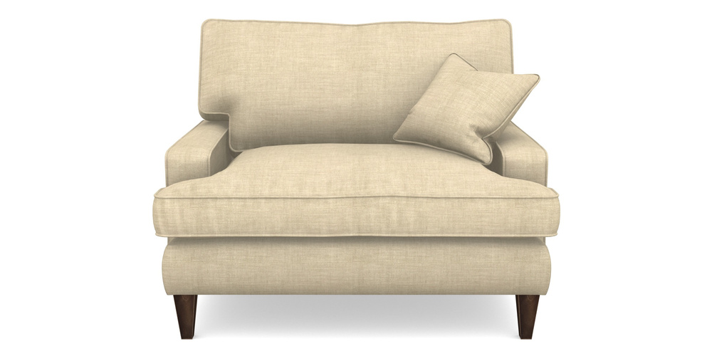 Product photograph of Ingleborough Snuggler In Posh Linen - Oatmeal from Sofas and Stuff Limited