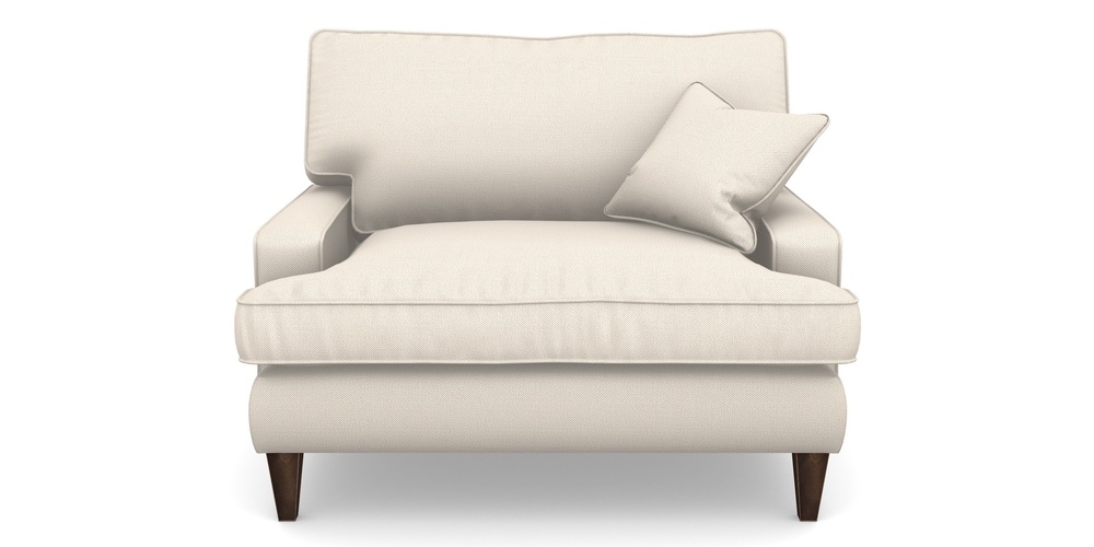 Product photograph of Ingleborough Snuggler In Two Tone Plain - Two Tone Calico from Sofas and Stuff Limited