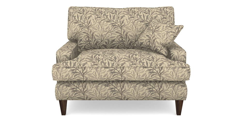 Product photograph of Ingleborough Snuggler In V A Drawn From Nature - Willow Bough Large - Grey from Sofas and Stuff Limited