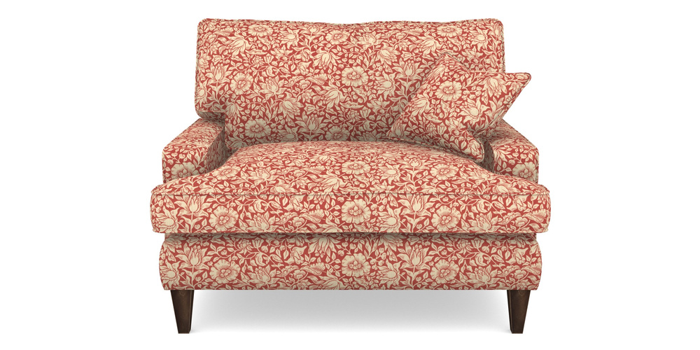 Product photograph of Ingleborough Snuggler In William Morris Collection - Mallow - Madder from Sofas and Stuff Limited