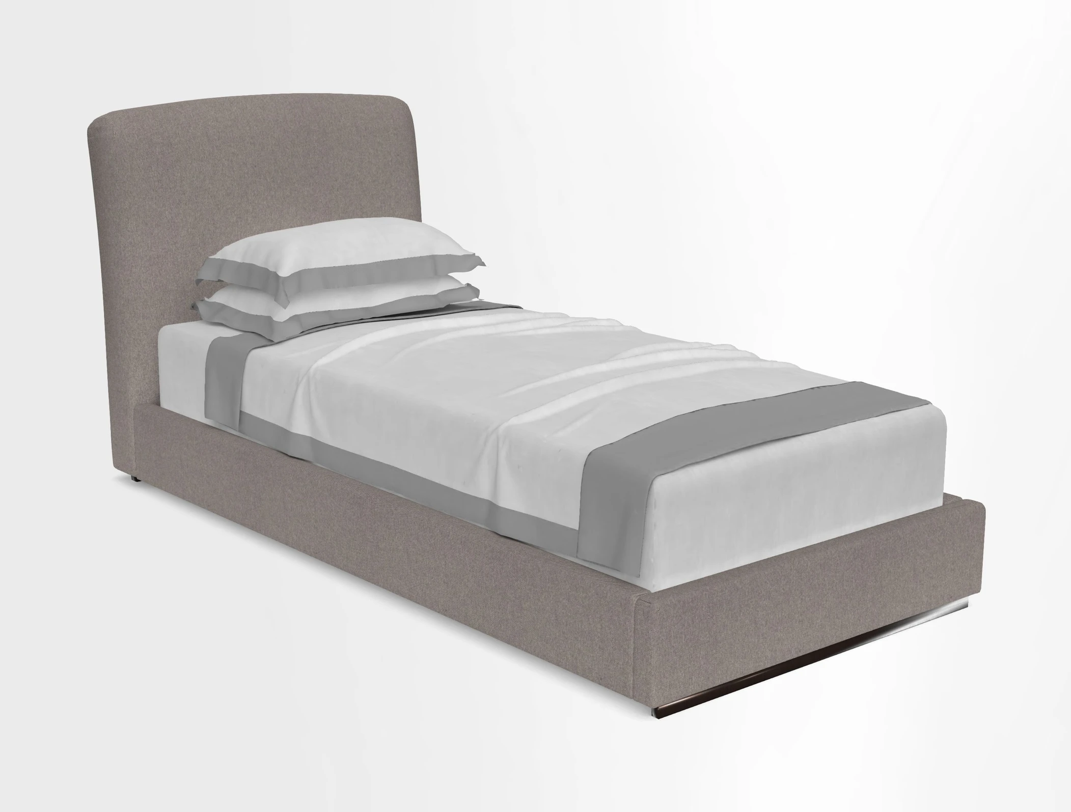 Islington King Bed in Walloon Stripe