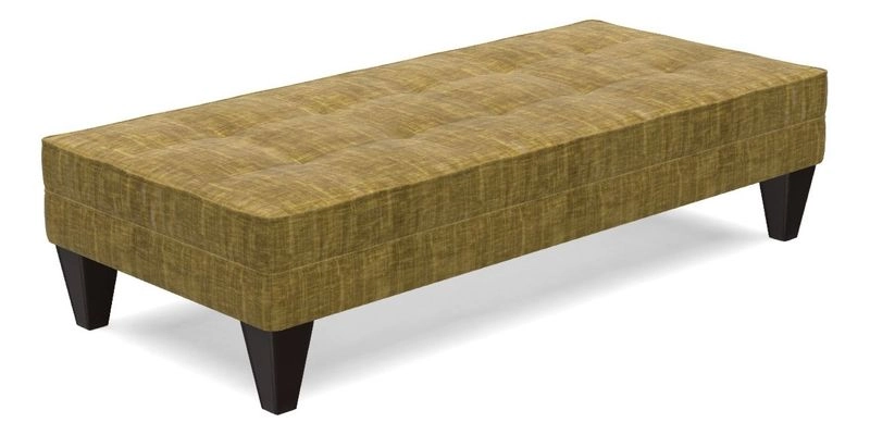 Kirdford Footstool in Linwood Omega Velvet Capri