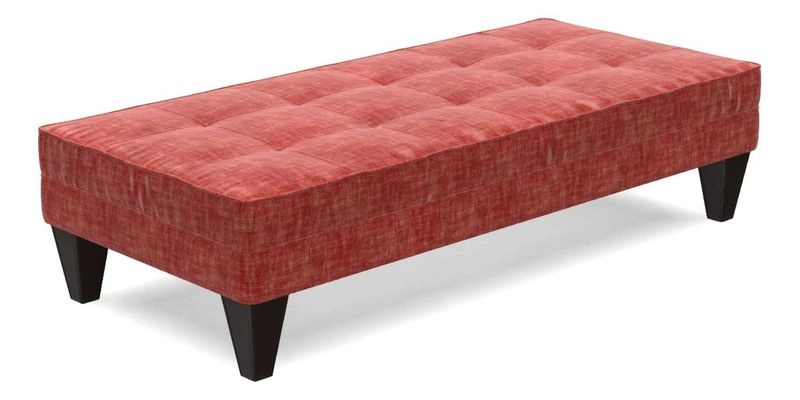 Kirdford Footstool in Linwood Omega Velvet Capri Kirdford Footstool in Linwood Omega Velvet Capri