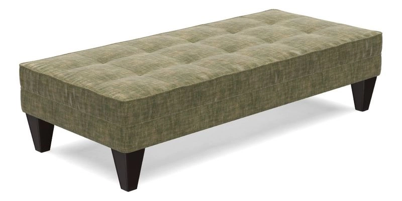 Kirdford Footstool in Linwood Omega Velvet Capri Kirdford Footstool in Linwood Omega Velvet Capri