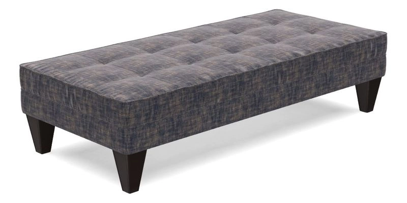 Kirdford Footstool in Linwood Omega Velvet Capri