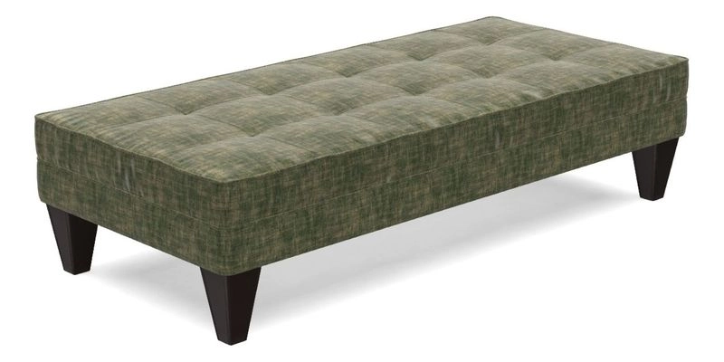 Kirdford Footstool in Linwood Omega Velvet Capri
