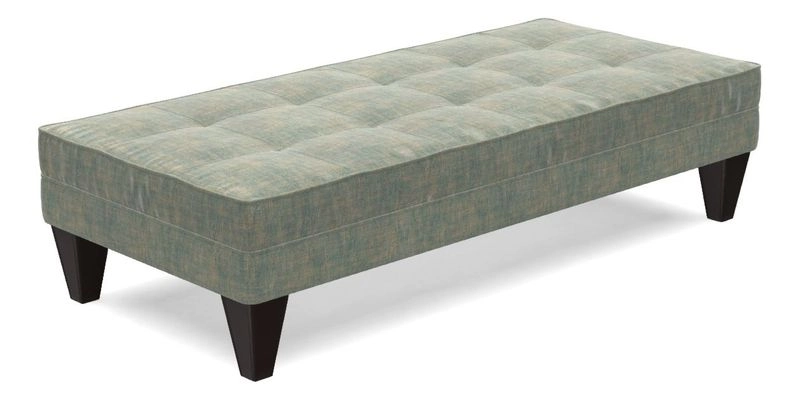 Kirdford Footstool in Linwood Omega Velvet Capri