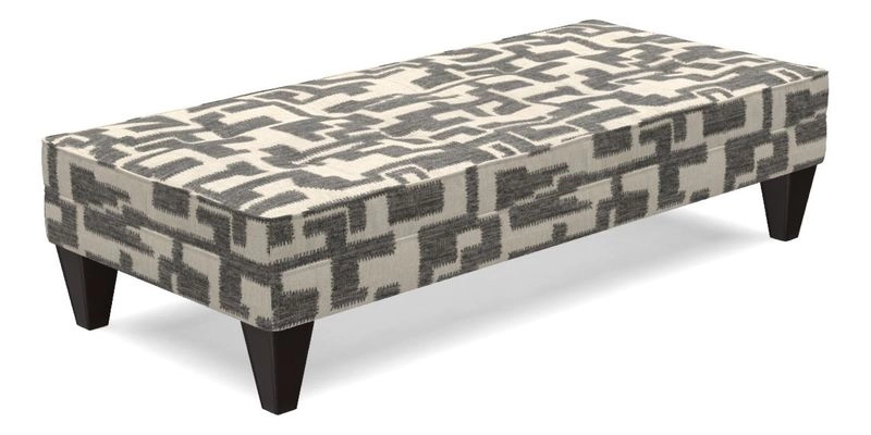 Kirdford Footstool in Linwood Omega Velvet Capri