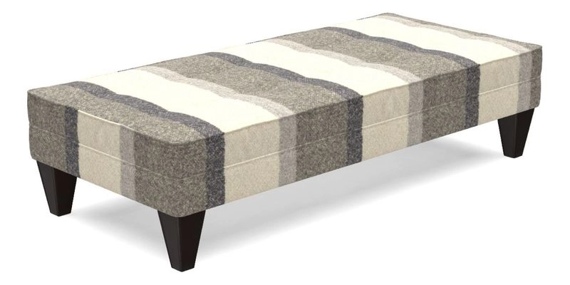 Kirdford Footstool in Linwood Omega Velvet Capri