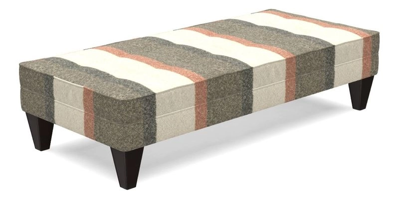 Kirdford Footstool in Linwood Omega Velvet Capri