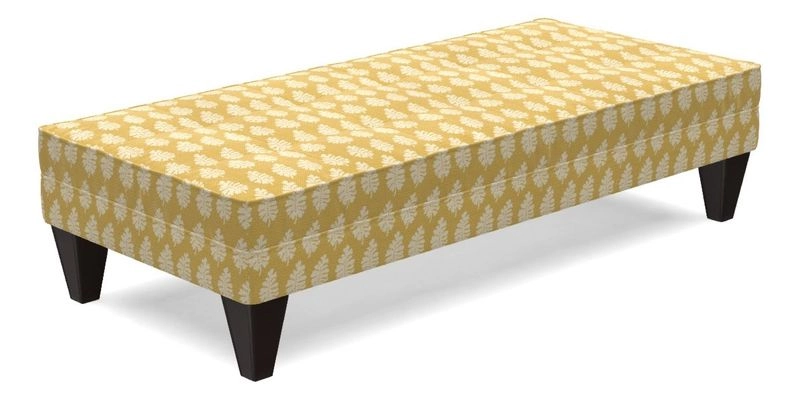 Kirdford Footstool in Linwood Omega Velvet Capri