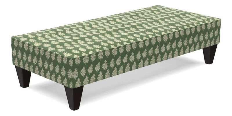 Kirdford Footstool in Linwood Omega Velvet Capri