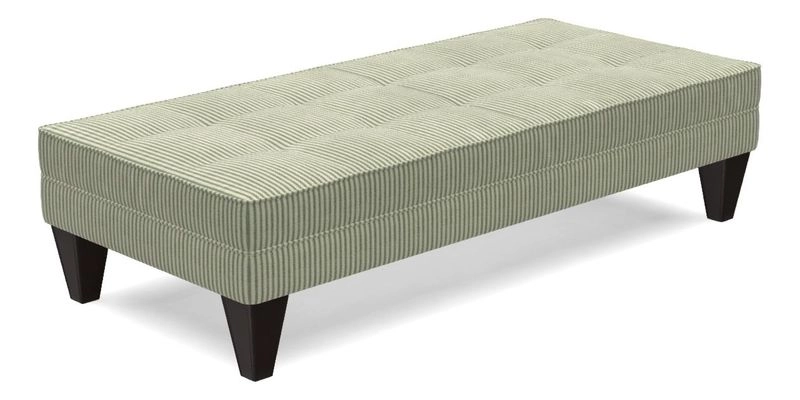 Kirdford Footstool in Linwood Omega Velvet Capri