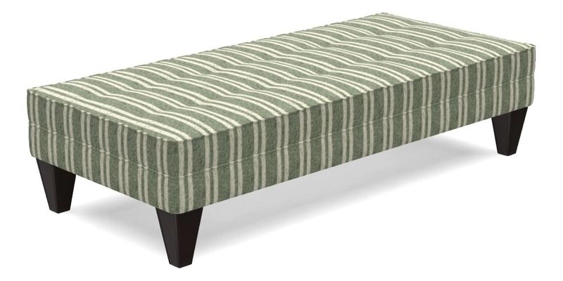 Kirdford Footstool in Linwood Omega Velvet Capri