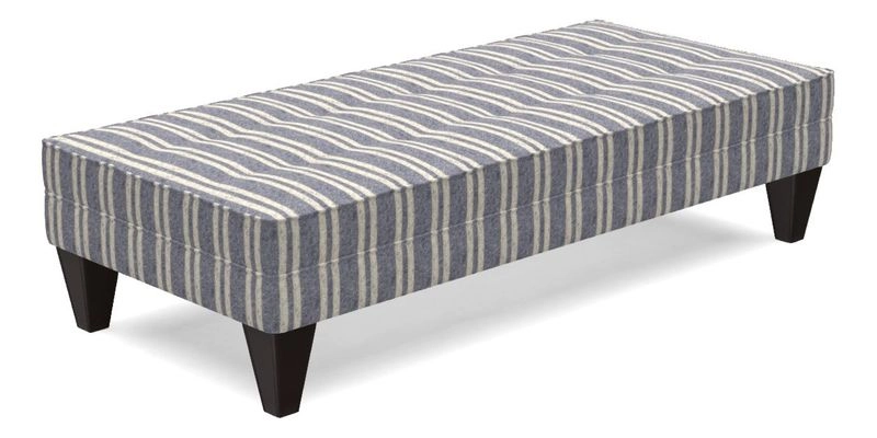 Kirdford Footstool in Linwood Omega Velvet Capri