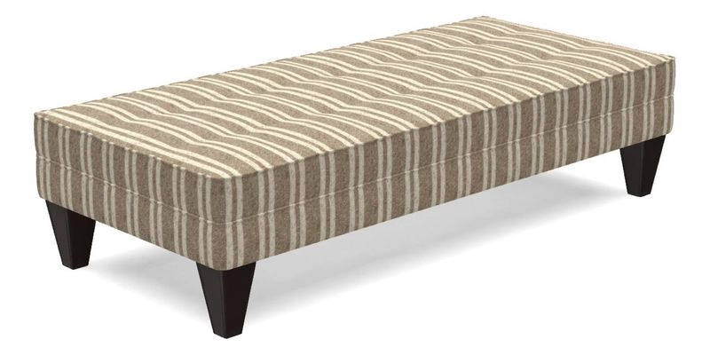 Kirdford Footstool in Linwood Omega Velvet Capri