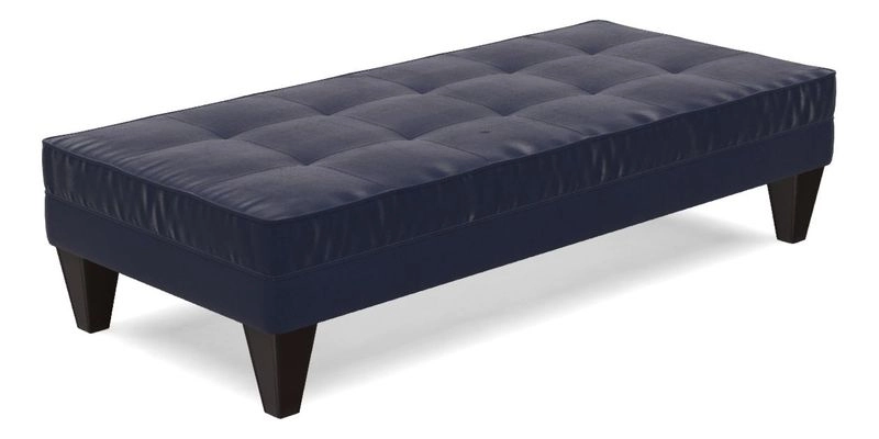 Kirdford Footstool in Linwood Omega Velvet Capri