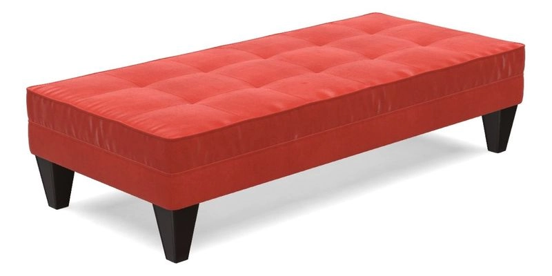 Kirdford Footstool in Linwood Omega Velvet Capri