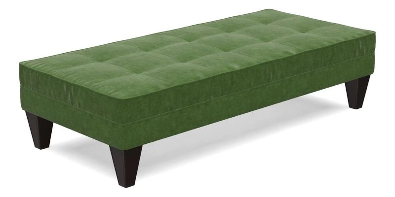 Kirdford Footstool in Linwood Omega Velvet Capri