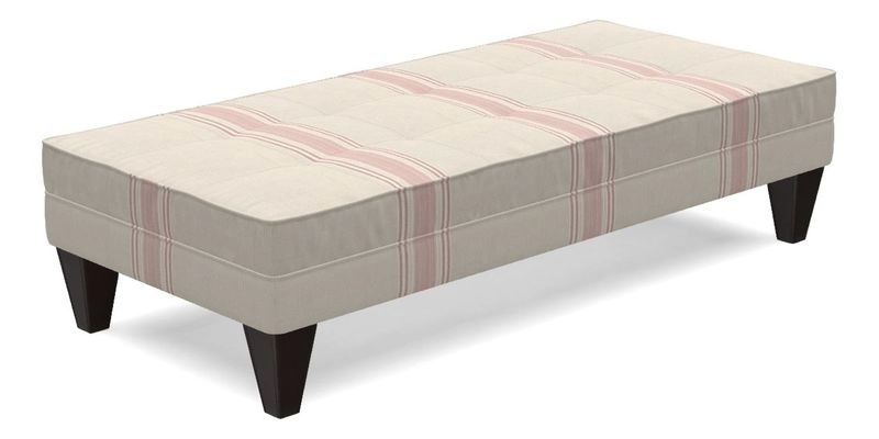 Kirdford Footstool in Linwood Omega Velvet Capri