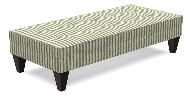 Kirdford Footstool in Linwood Omega Velvet Capri