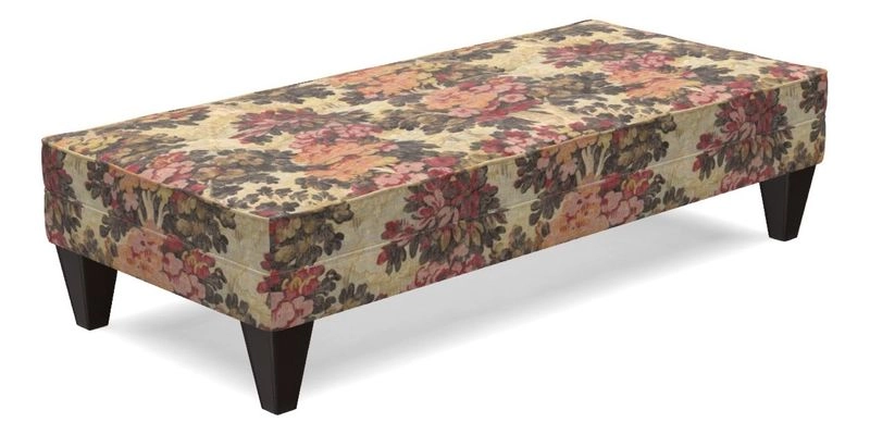 Kirdford Footstool in Linwood Omega Velvet Capri