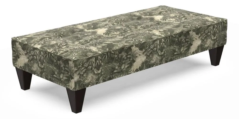 Kirdford Footstool in Linwood Omega Velvet Capri