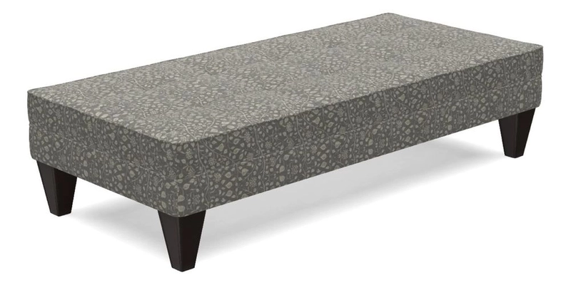 Kirdford Footstool in Linwood Omega Velvet Capri