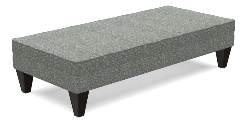 Kirdford Footstool in Linwood Omega Velvet Capri