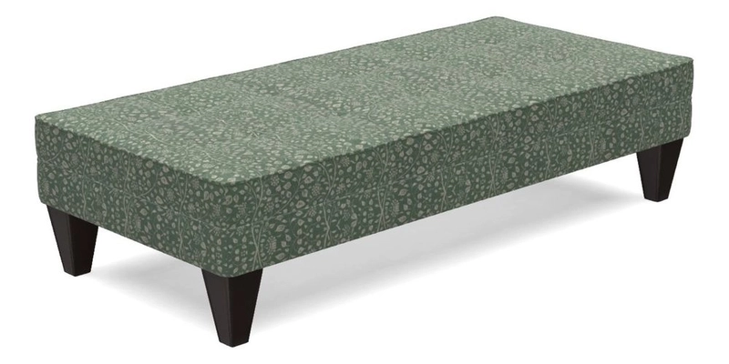 Kirdford Footstool in Linwood Omega Velvet Capri