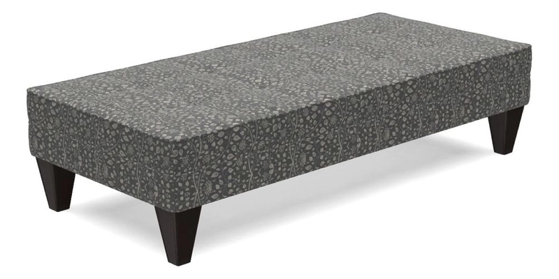 Kirdford Footstool in Linwood Omega Velvet Capri