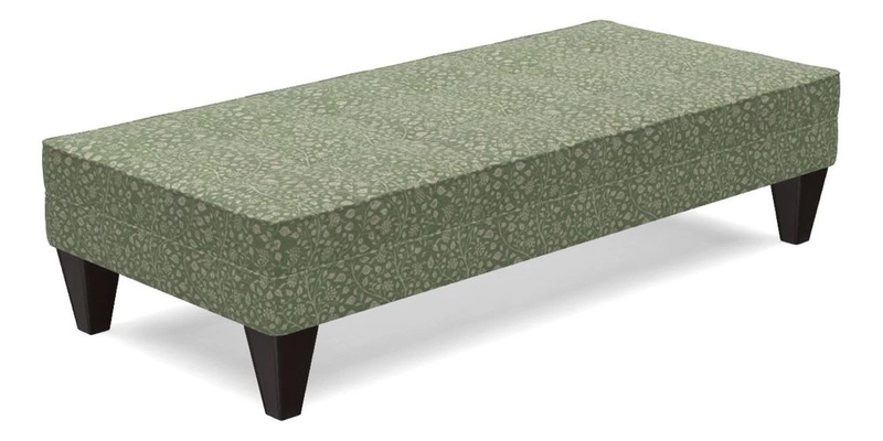 Kirdford Footstool in Linwood Omega Velvet Capri