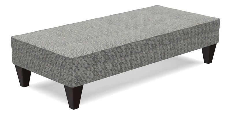 Kirdford Footstool in Linwood Omega Velvet Capri