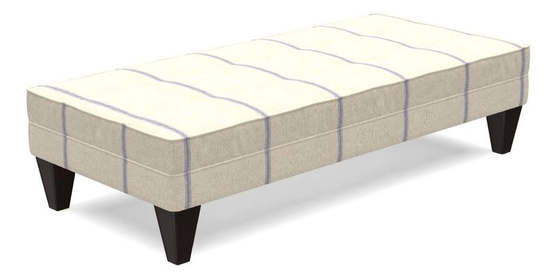 Kirdford Footstool in Linwood Omega Velvet Capri