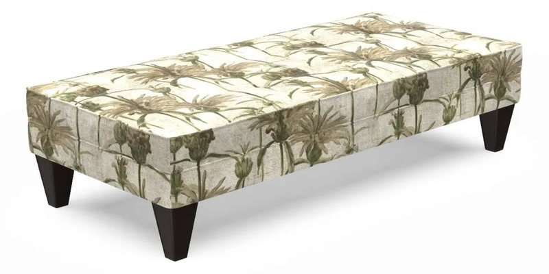 Kirdford Footstool in Linwood Omega Velvet Capri