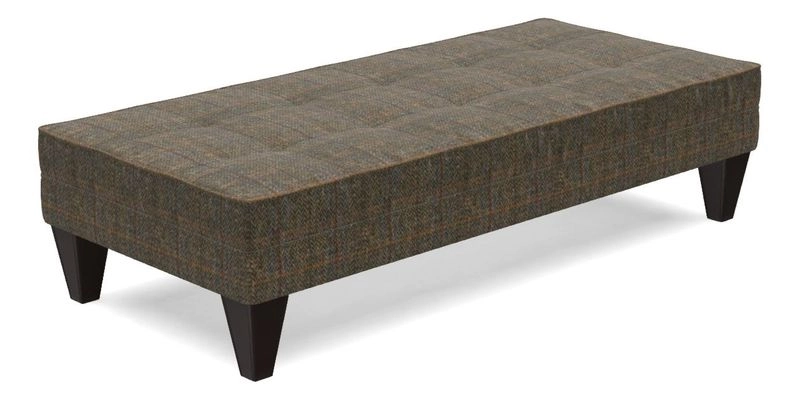 Kirdford Footstool in Linwood Omega Velvet Capri