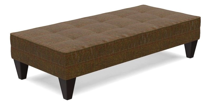 Kirdford Footstool in Linwood Omega Velvet Capri