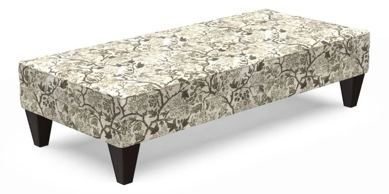 Kirdford Footstool in Linwood Omega Velvet Capri Kirdford Footstool in Linwood Omega Velvet Capri