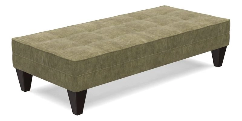 Kirdford Footstool in Linwood Omega Velvet Capri